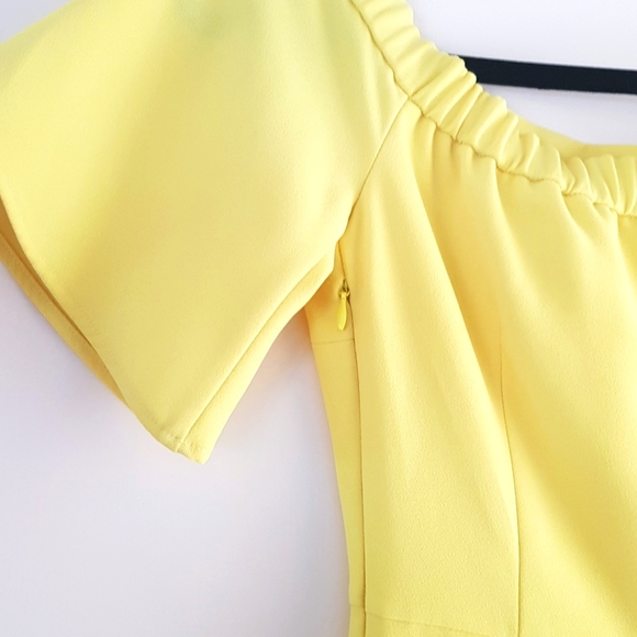 Witchery canary yellow dress - Picture 3 of 7